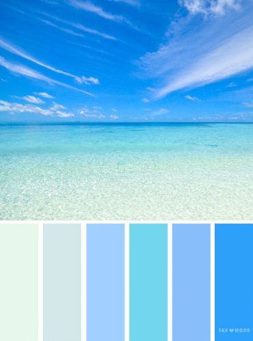 Blue Sea Inspired Color Palette Blue Sea Color Scheme