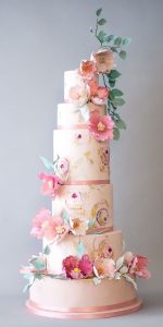 These Jaw Dropping Wedding Cakes Deserve To Be Framed Pastel Pink