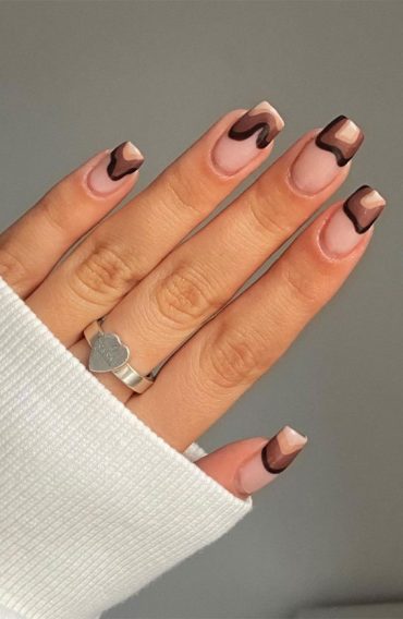 Prettiest Autumn Nail Trends To Try Now Chocolate