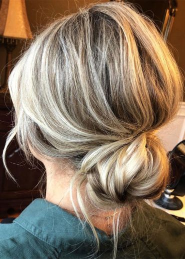 Amazing Ways To Style An Updo In Effortless Chignon On Fine Hair