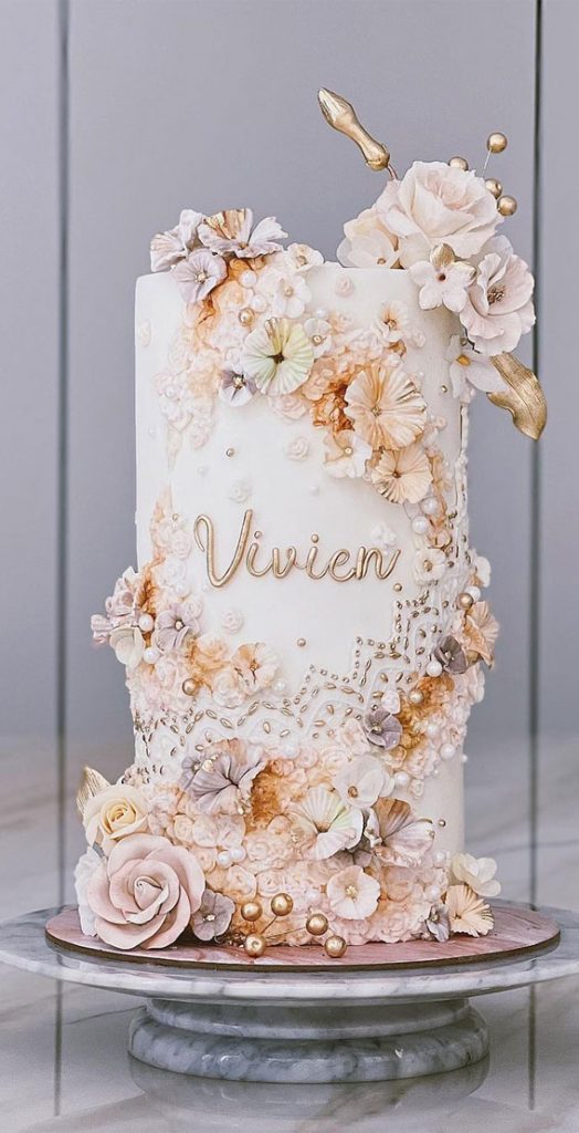 70 Cake Ideas For Birthday Any Celebration Flower Embellishment