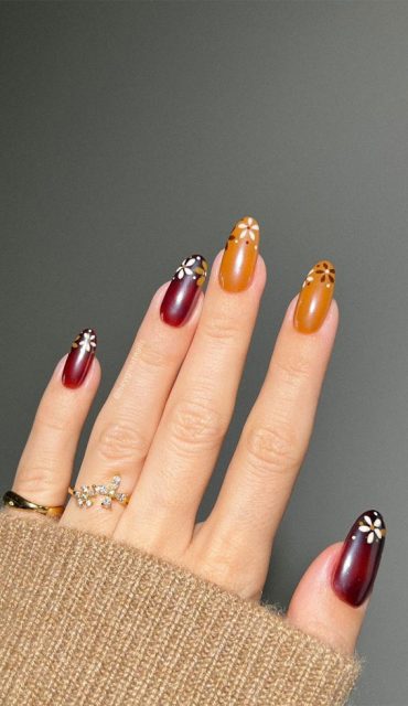 50 Gorgeous Fall Nails That Re Perfect For Thanksgiving Mustard