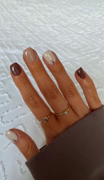 30 Gorgeous November Nail Ideas Simple Neutral Nails