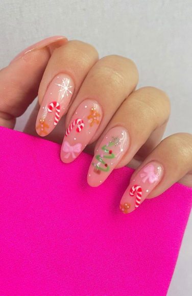 50 Best Holiday Nail Art Ideas Designs Christmas Mixnmatch