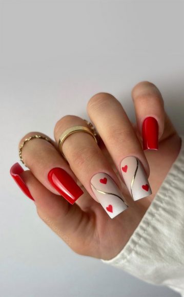 Valentine S Day Nail Art Designs Ideas Neutral Matte Nails