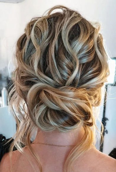 53 Best Wedding Hairstyles For 2023 Brides Messy Whimsy Updo