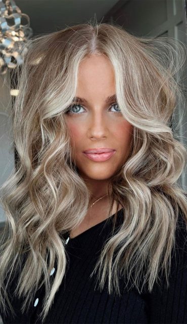 Dirty Blonde Hair Colour Ideas Dirty Beige Blonde With Soft Waves