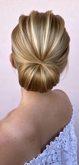 Updo Hairstyles That Re So Stylish Sleek Low Chignon