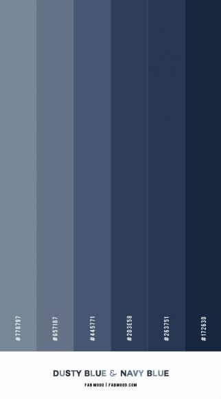 20 Best Bedroom Color Combination Ideas Dusty Blue Navy Blue