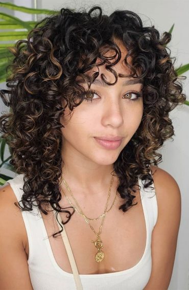 Low Maintenance Soft Curly Bob Haircuts Brunette Layered Cut