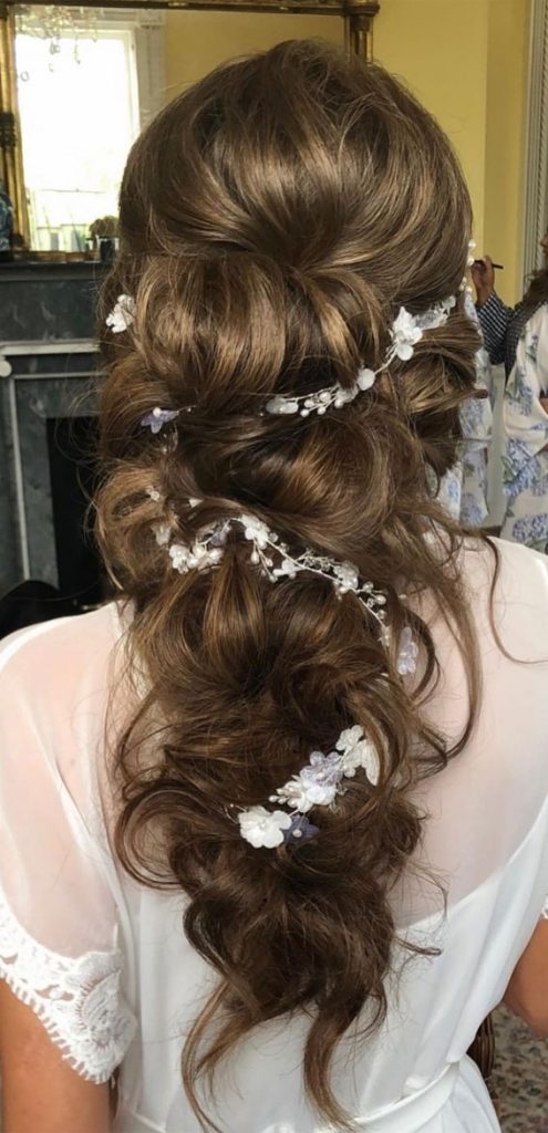 Enchanting Hairstyles For A Fairytale Wedding Brunette Fairytale