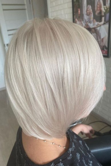 Versatile Bob Haircuts For Every Occasion Platinum Blonde Bob