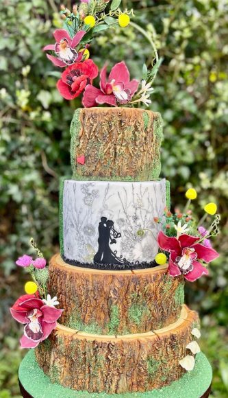 Woodland Inspired Wedding Cake Ideas Fairytale Woodland Cake