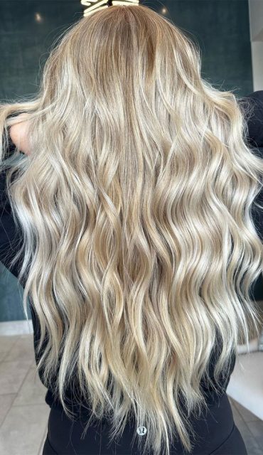 Breathtaking Balayage Hair Ideas Champagne Vanilla Blonde