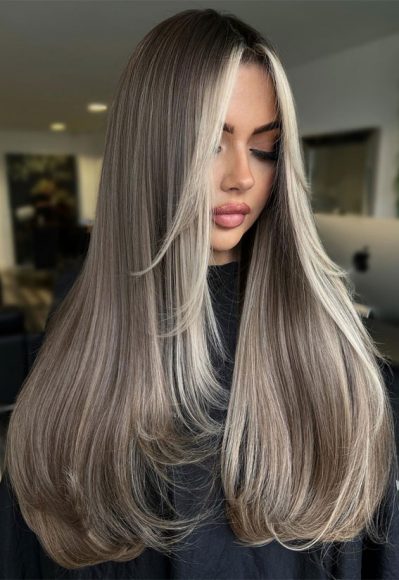 Interesting Hair Colour Ideas For Colder Months Ashed Brunette With