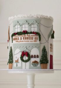 Frosty And Festive Christmas Cake Inspirations Festive Cake Shop