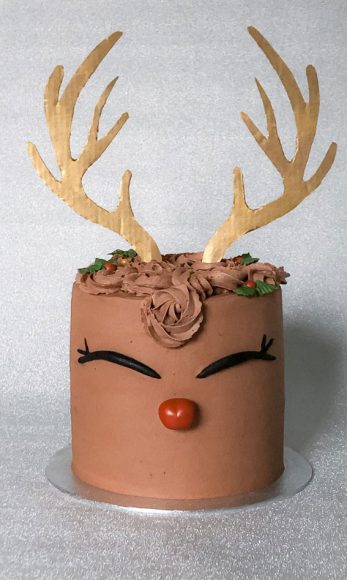 Frosty And Festive Christmas Cake Inspirations Rudolph The Red