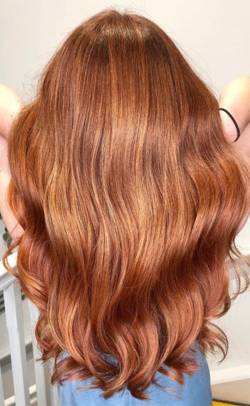 Enchanting Hair Colour Trends To Illuminate 2024 Copper Sunset