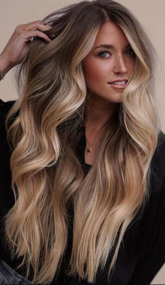 Fabulous Balayage Hair Colour Ideas For Warm Blonde Balayage