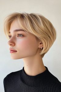 Bixie Haircuts For A Chic Modern Look Sleek Sandy Blonde Bixie