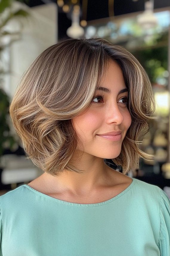 Chic Layered Bob Haircuts Voluminous Layered Bob With Subtle