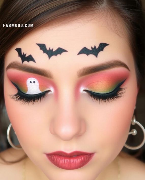 100 Halloween Makeup Looks Ghostly Sunset Eyes