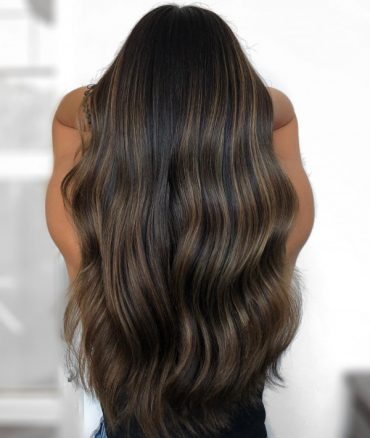 Beautiful Brunette Hair Colour Looks Golden Espresso Long Waves