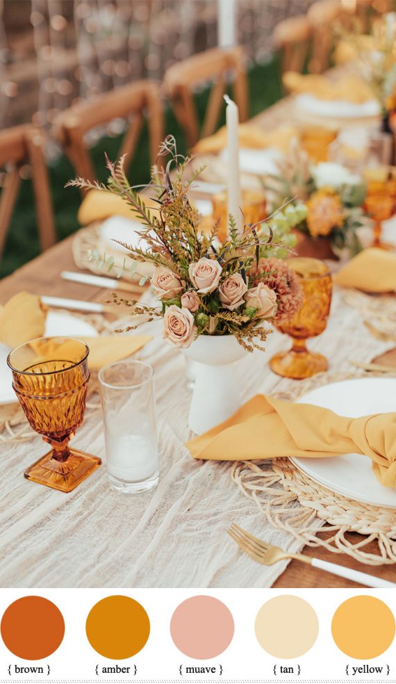 Trendy Fall Wedding Color Combinations Fab Mood Wedding Color