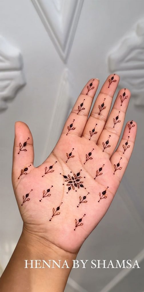 Beautiful Henna Designs Minimal Henna Fine Lines Fab Mood