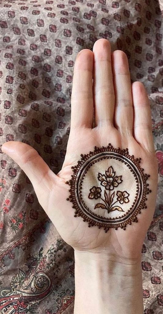 Timeless Pattern And Artistry Henna Designs Minimalist Floral In