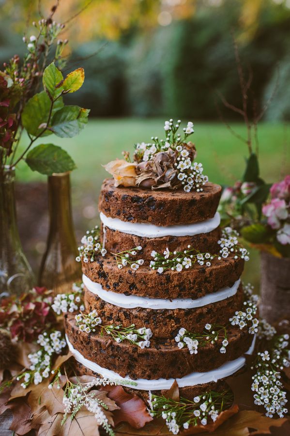 Bohemian Naked Wedding Cake Bohemian Style Wedding Fabmood Com