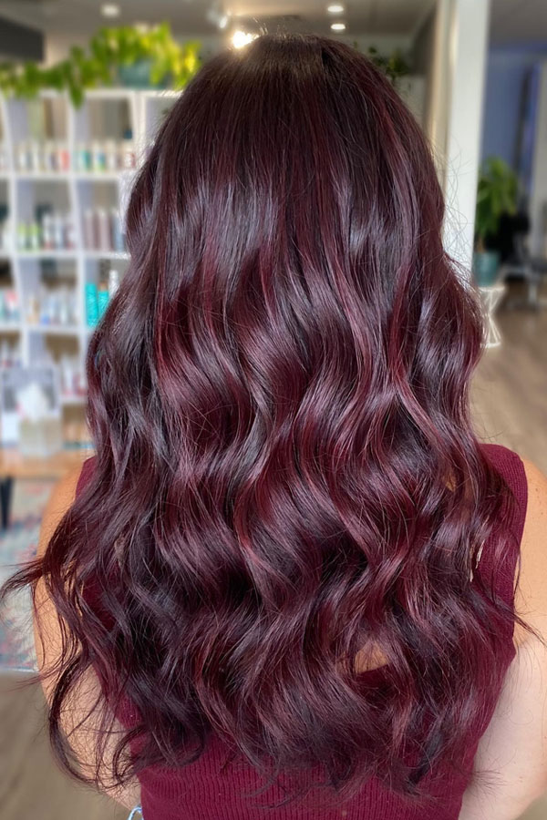 burgundy-hair-colour 1 - Fab Mood | Wedding Color, Haircuts ...