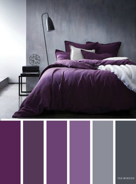 Grey and purple color inspiration,Grey and purple color schemes