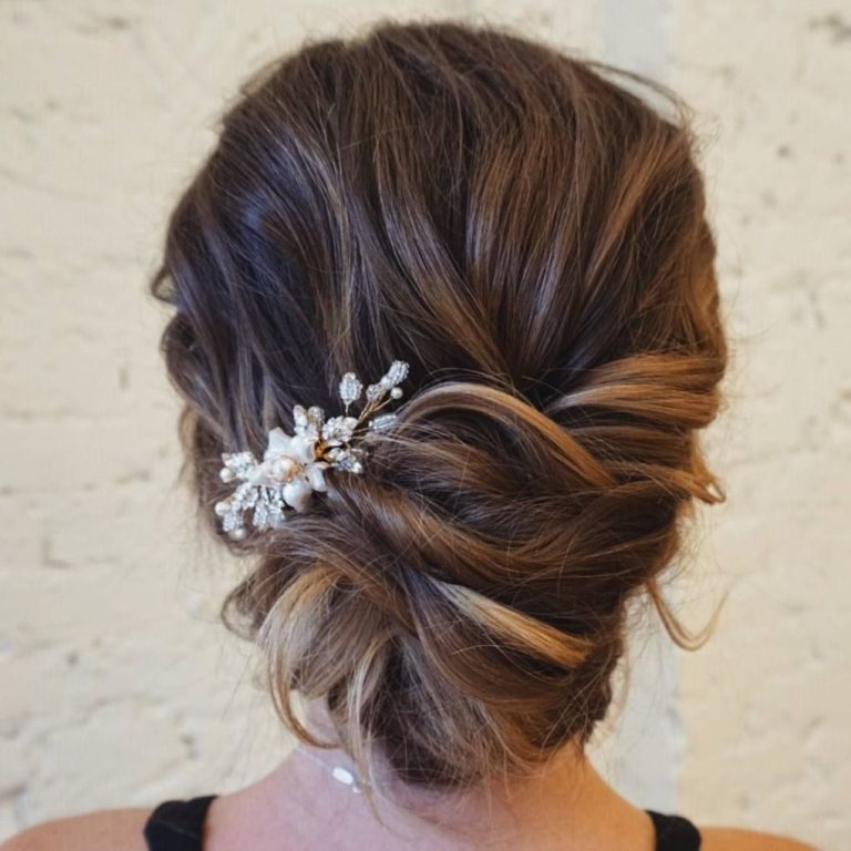 Textured Updo That’s Still Breathtaking