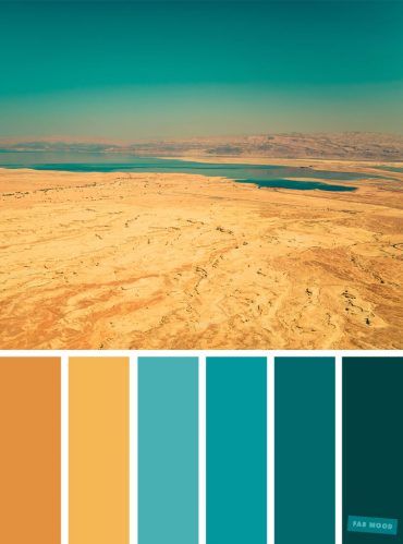 Color Inspiration : Teal and Yellow Color Scheme, color palette