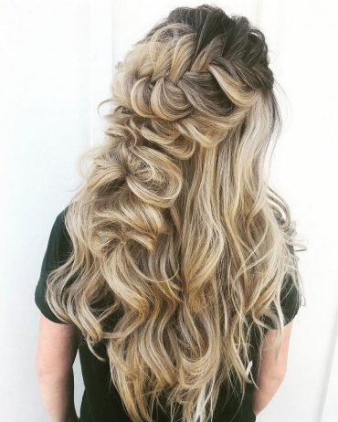 44 Gorgeous Half up half down hairstyles