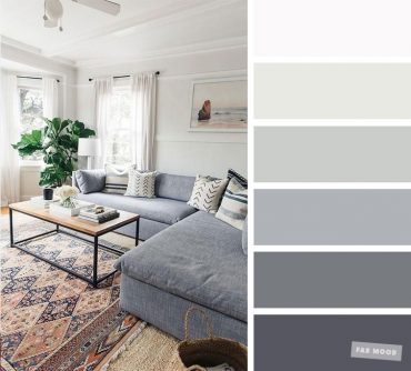 The best living room color schemes - Grey Palette