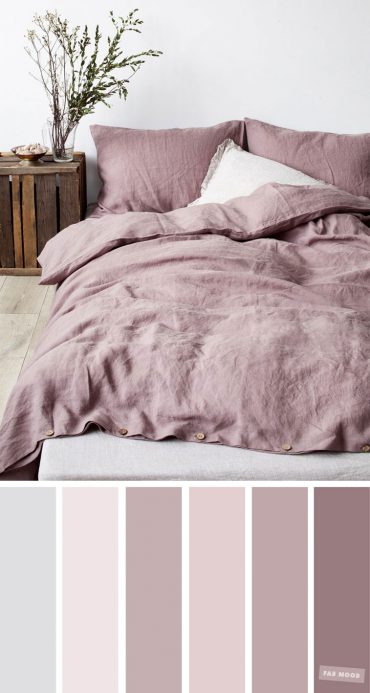 Shades of Mauve Colour Ideas For Bedroom, Mauve color palettte