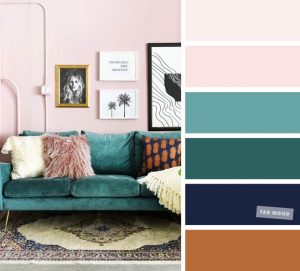 Blush Pink + Green Emerald + Navy Blue - Terracotta – The Best Living ...