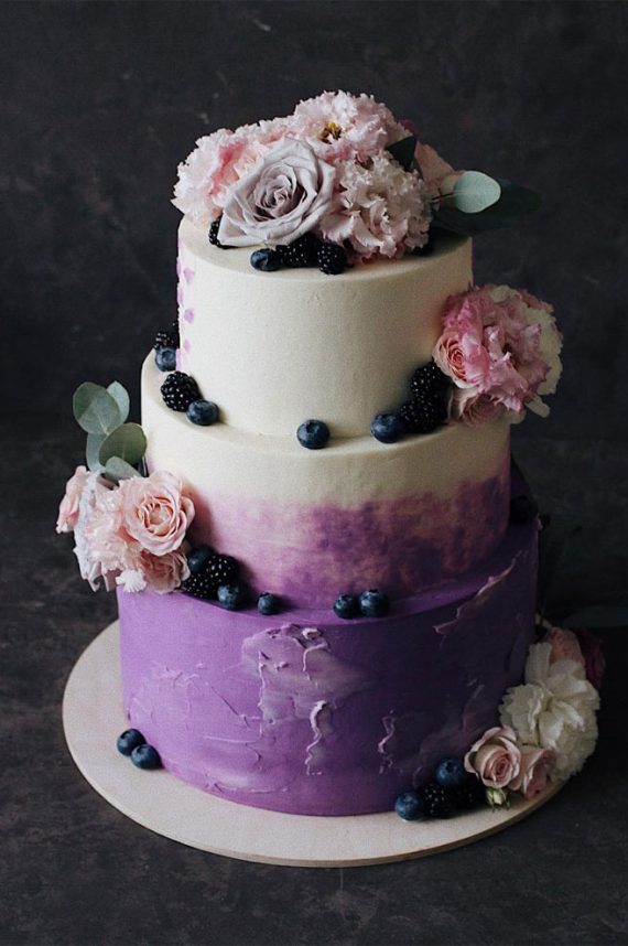 32 Jaw-Dropping Pretty Wedding Cake Ideas