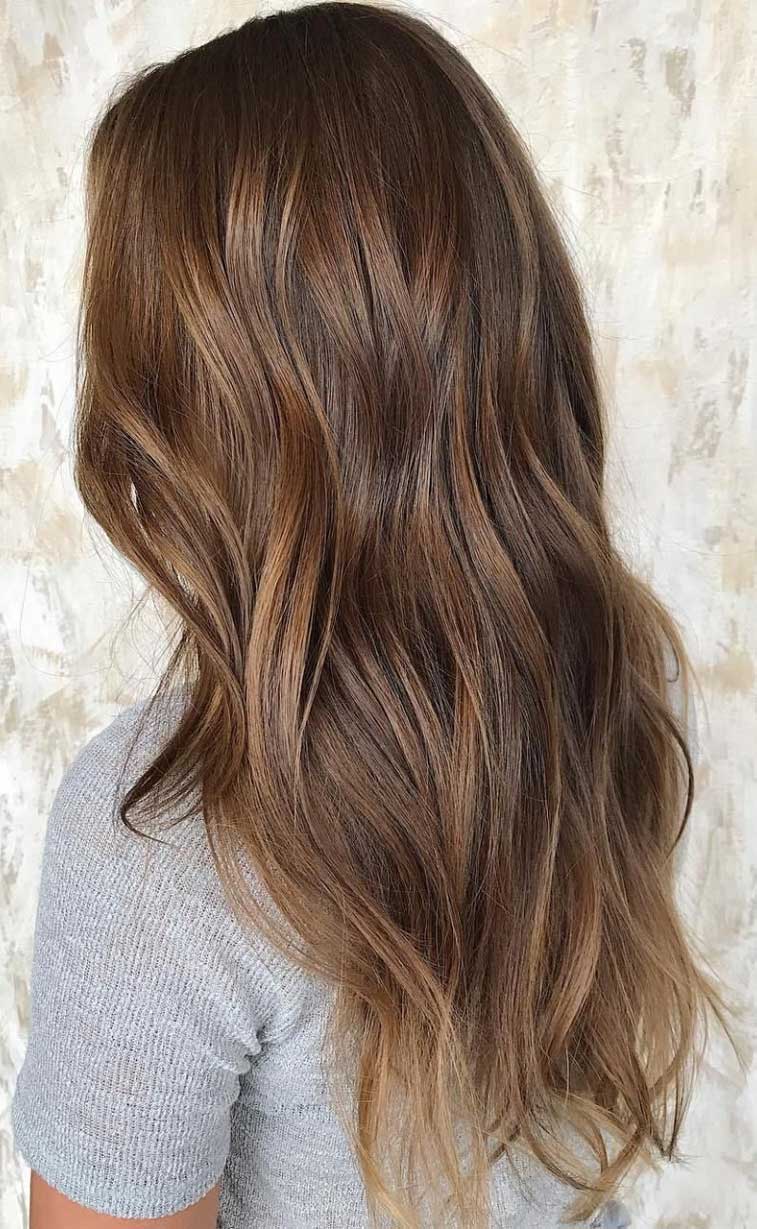 60 Hairstyles Featuring Dark Brown Hair with Highlights for 2023  Balayage  straight hair Long ombre hair Brown hair with highlights