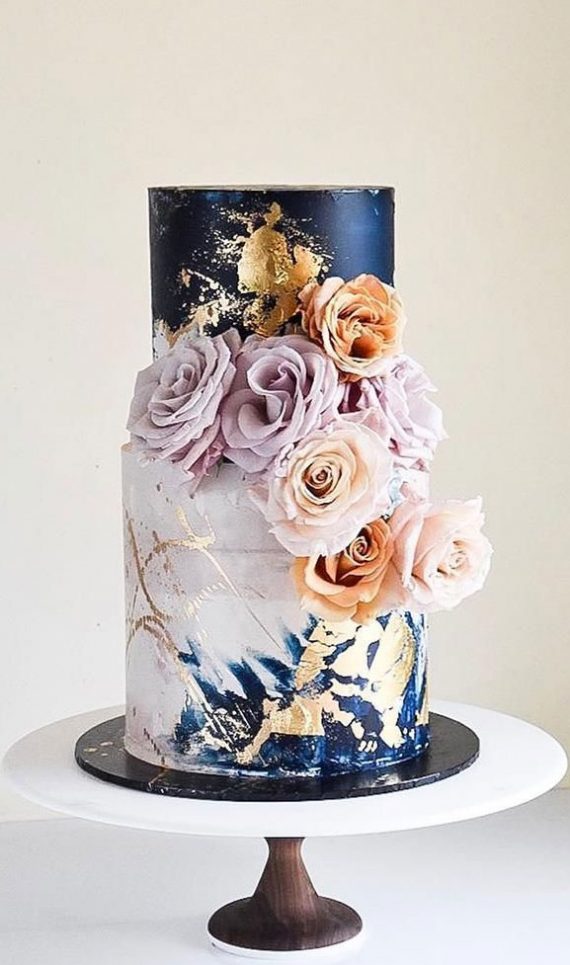 32 Jaw-Dropping Pretty Wedding Cake Ideas