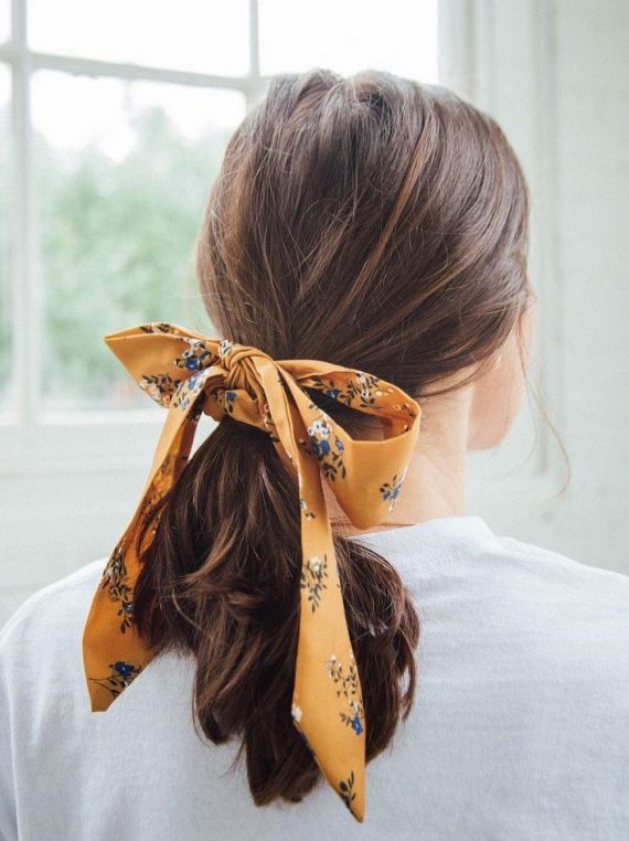 21 Pretty Ways To Wear A Scarf In Your Hair