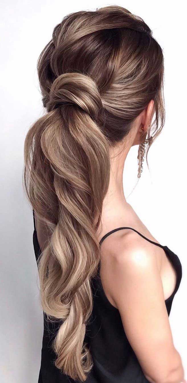 high ponytail hair
