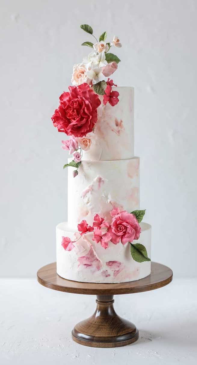 beautiful luxury wedding cake #weddingcake