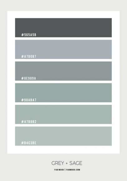 Green And Grey Color Palette