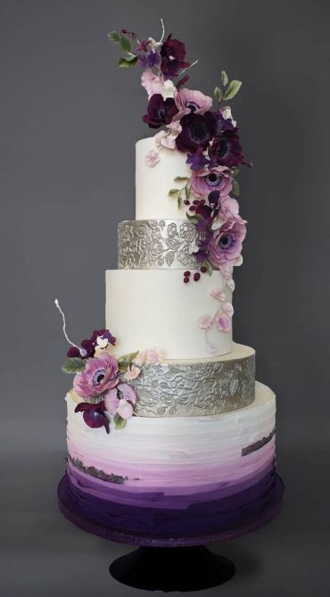 57 Pretty wedding cakes almost too pretty to cut