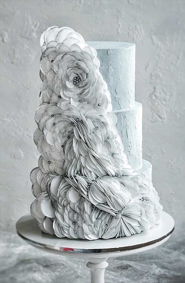 57 Pretty wedding cakes almost too pretty to cut