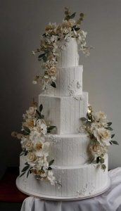 Possibly The Prettiest Wedding Cakes Ever | Five Tier Wedding Cake