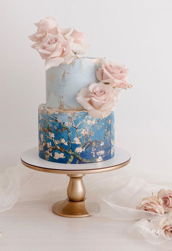 57 Pretty wedding cakes almost too pretty to cut